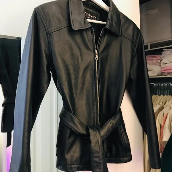 WILSONS VINTAGE LEATHER JACKET - Picture 2 of 7